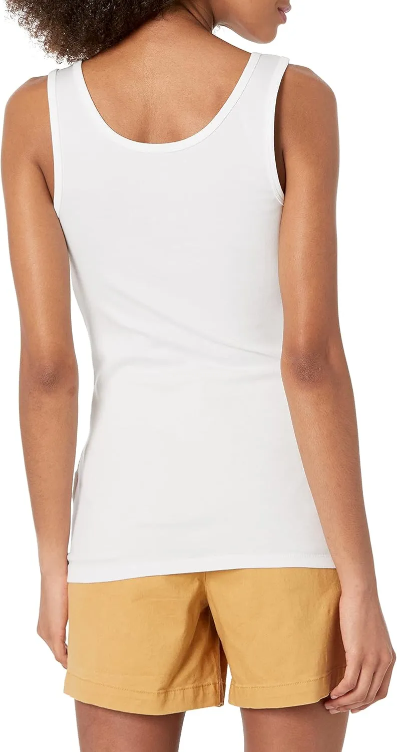 Amazon Essentials Women's Slim-Fit Tank Top, Pack of 2