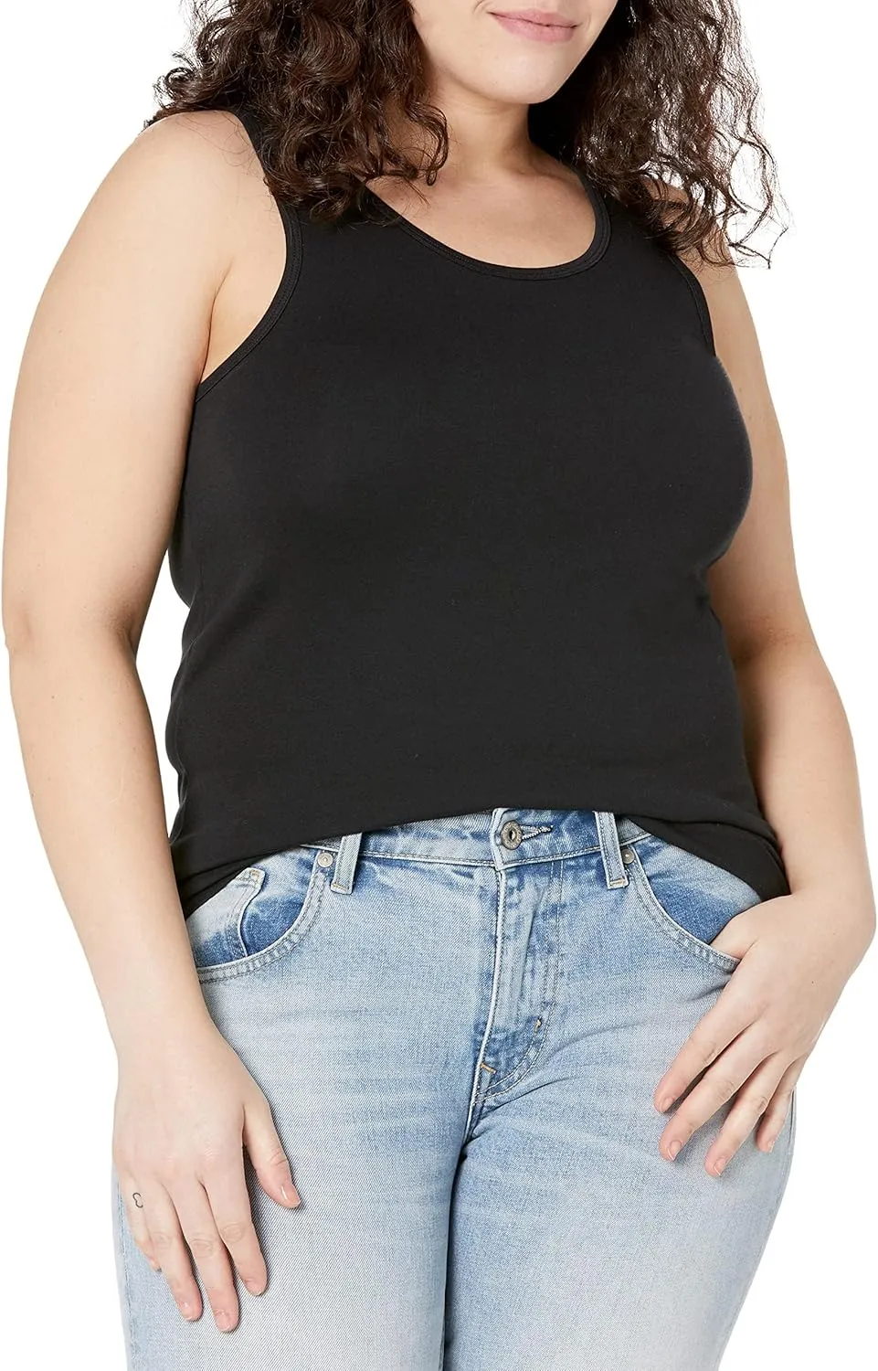 Amazon Essentials Women's Slim-Fit Tank Top, Pack of 2