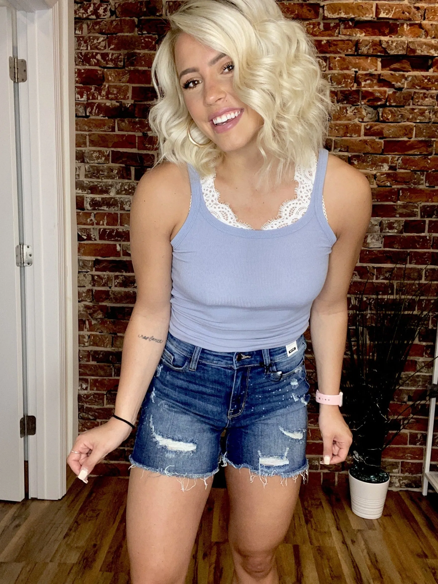 Anything But Basic Tank, Sky Blue