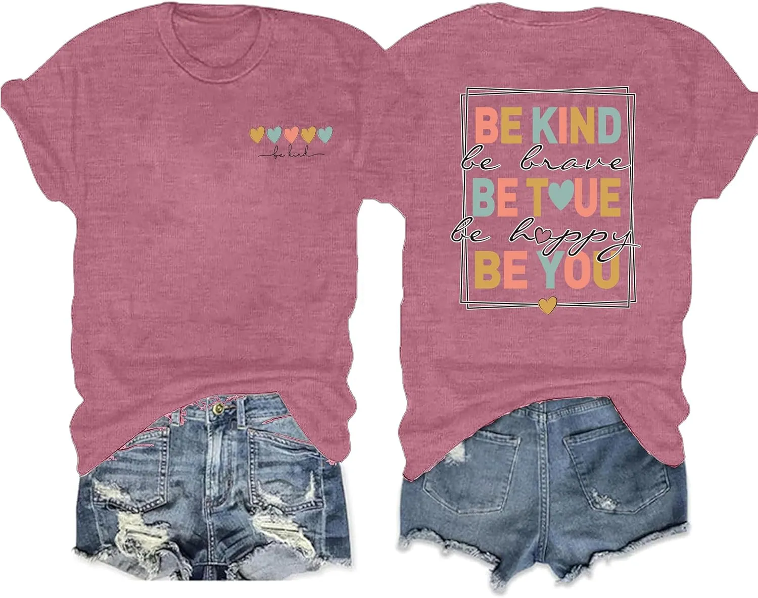 Be Kind Shirt for Women Teacher Kindness Positive Message Tshirt Dandelion Graphic Summer Tee Tops