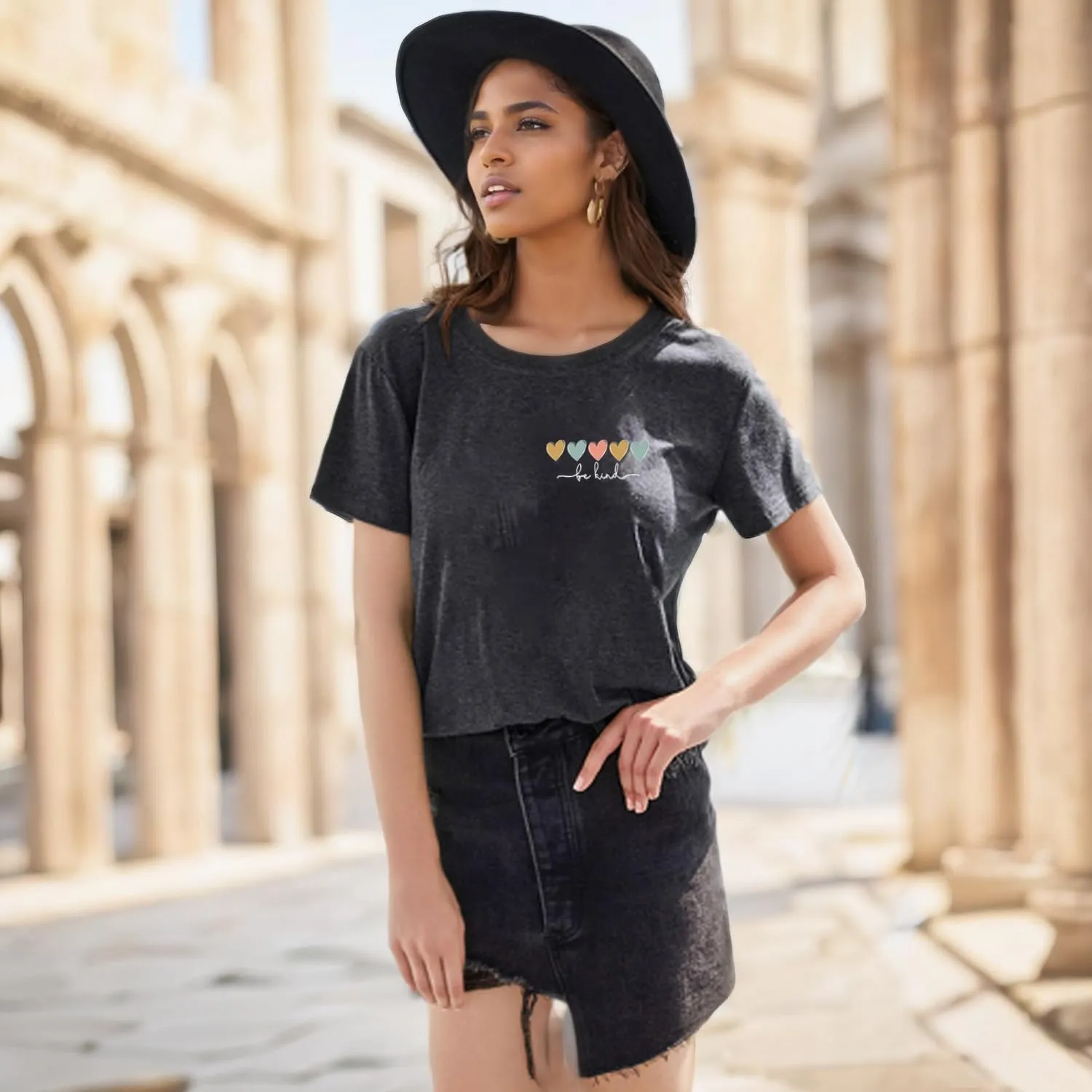 Be Kind Shirt for Women Teacher Kindness Positive Message Tshirt Dandelion Graphic Summer Tee Tops