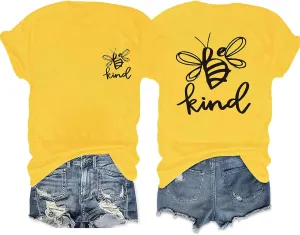 Be Kind Shirt for Women Teacher Kindness Positive Message Tshirt Dandelion Graphic Summer Tee Tops