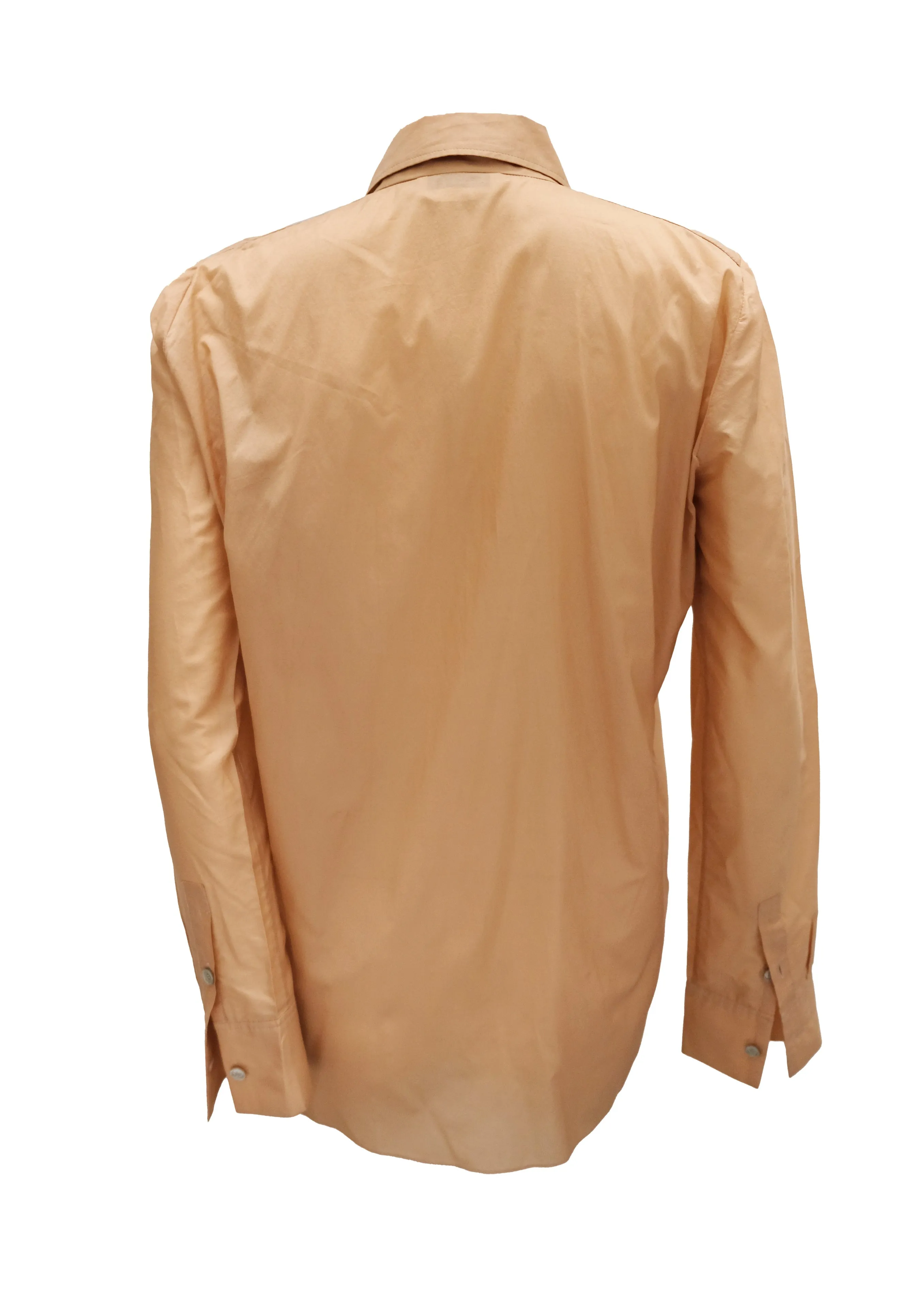 Celine Nude Silk Shirt, UK10-12