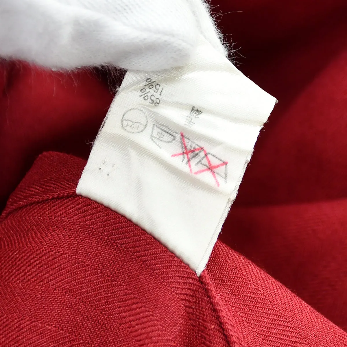 Celine Shirt Blouse Red #M