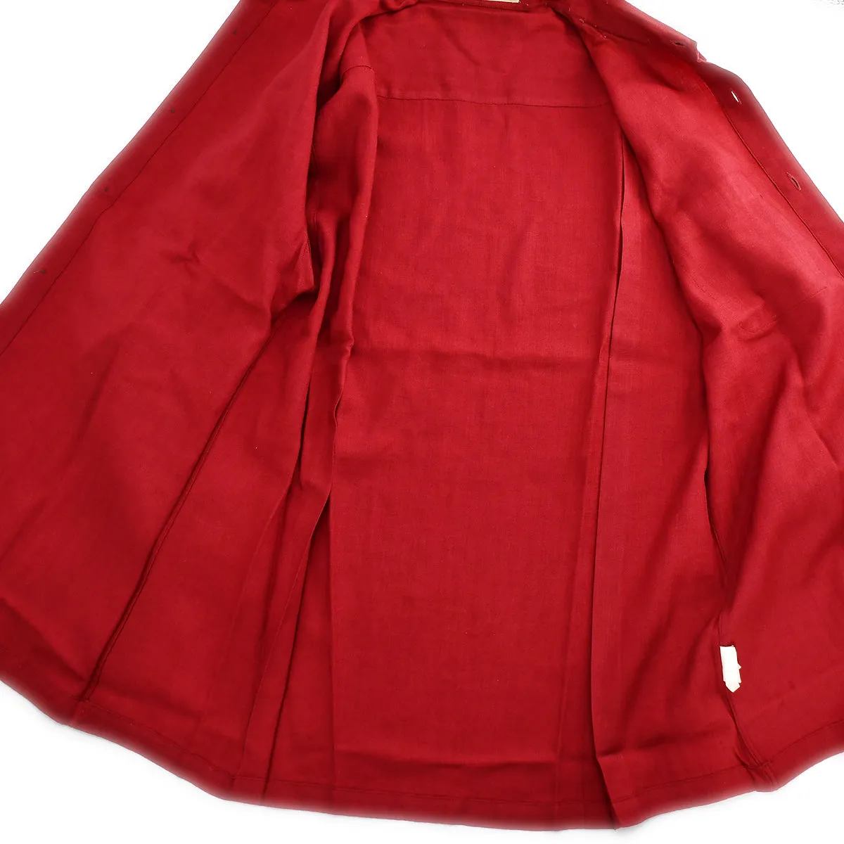 Celine Shirt Blouse Red #M