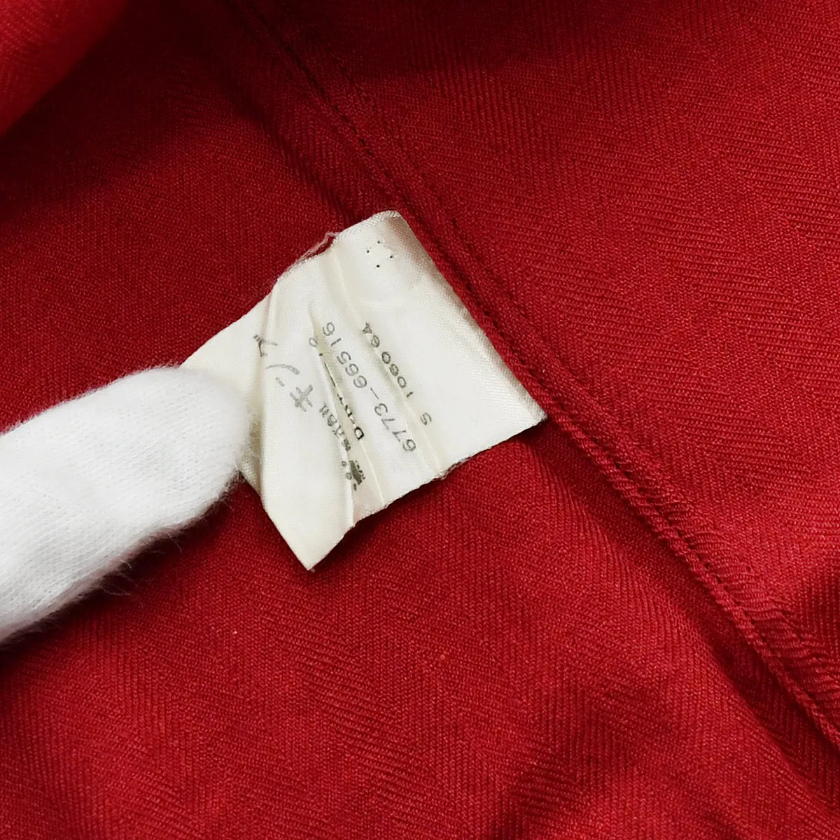Celine Shirt Blouse Red #M