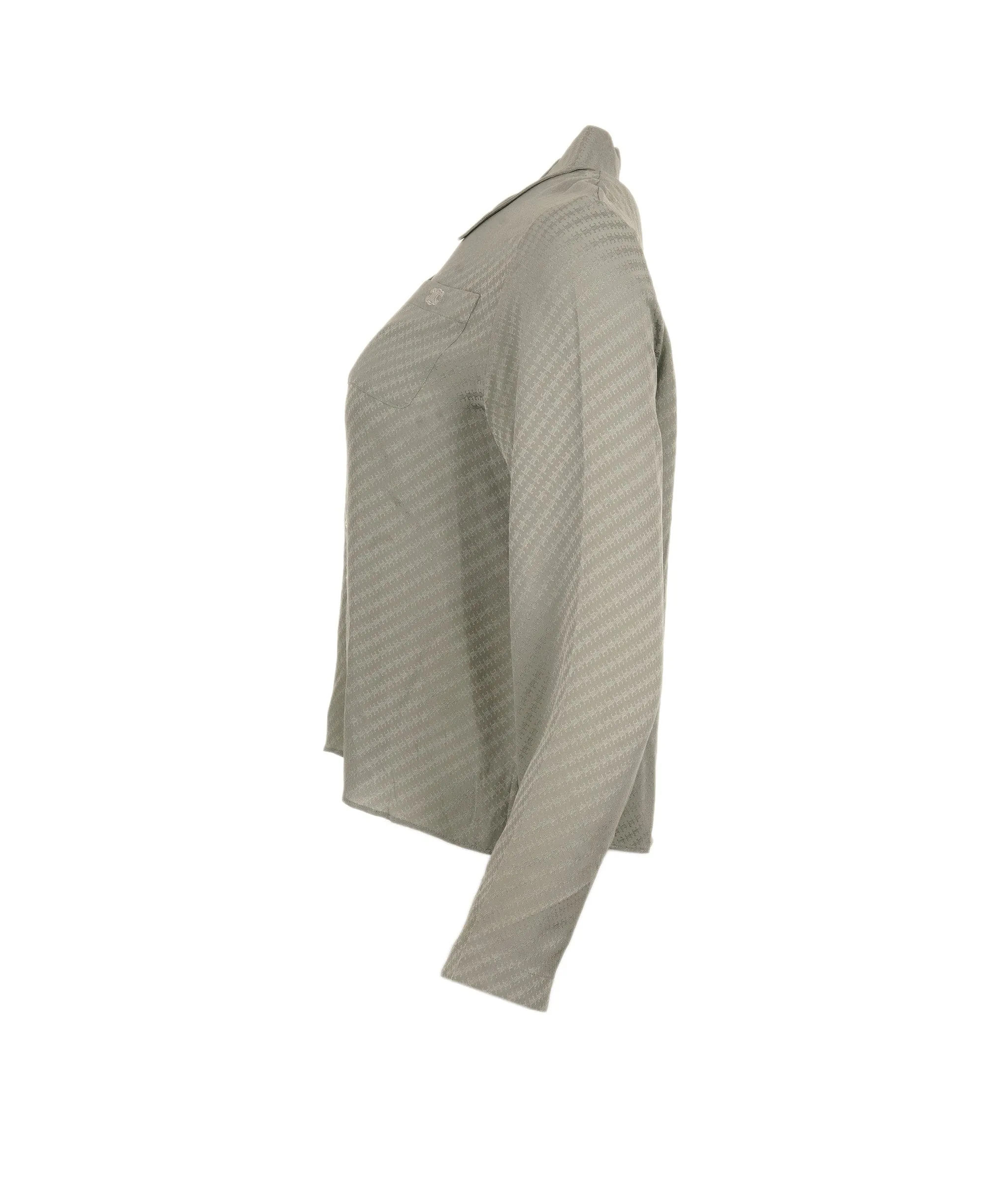 Celine Triomphe grey blouse ALC0368