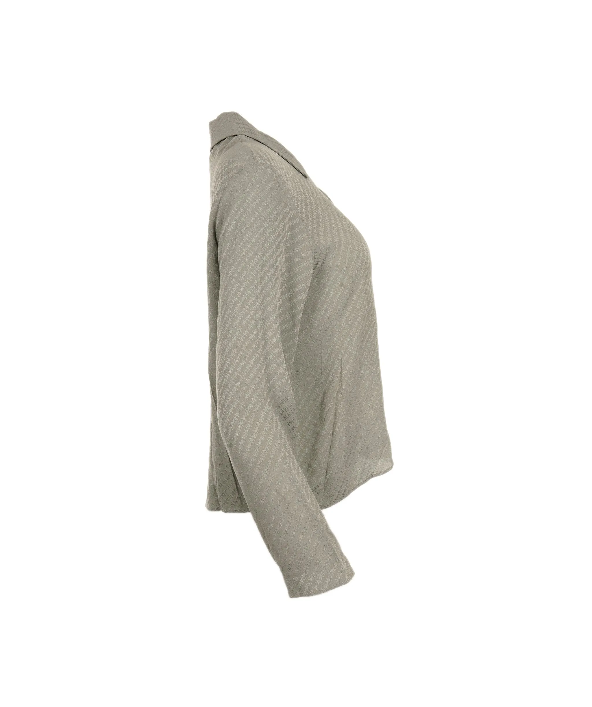 Celine Triomphe grey blouse ALC0368