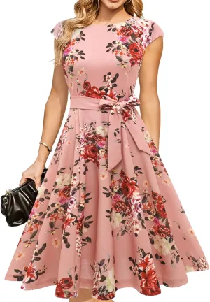 DRESSTELLS Women's Cocktail Dresses, Formal Wedding Guest Church Modest Graduation Party Prom Dress 2025