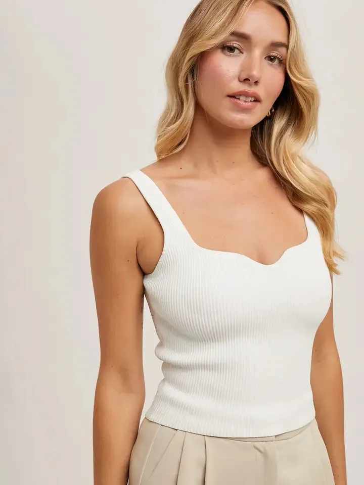 Essential Ribbed Tank