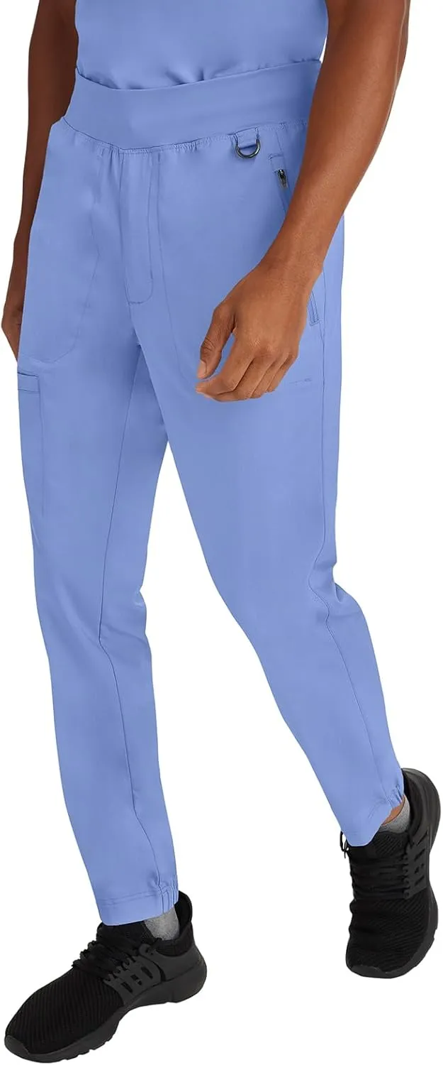 Healing Hands Men's Scrub Jogger Pants Dante with 4 Pockets, 2-Way Stretch, and Durable Fabric 9301