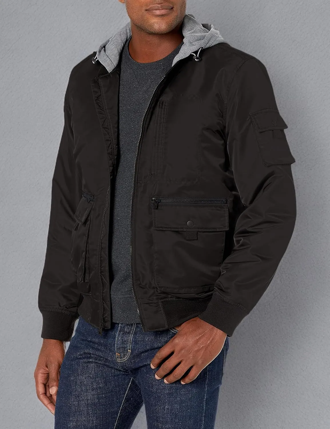 Levi's Men's Hooded Bomber Jacket