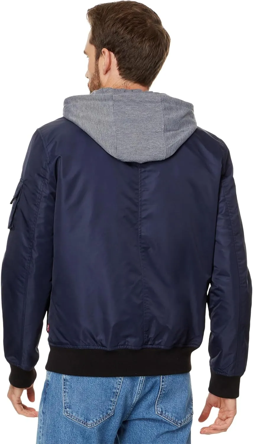Levi's Men's Hooded Bomber Jacket