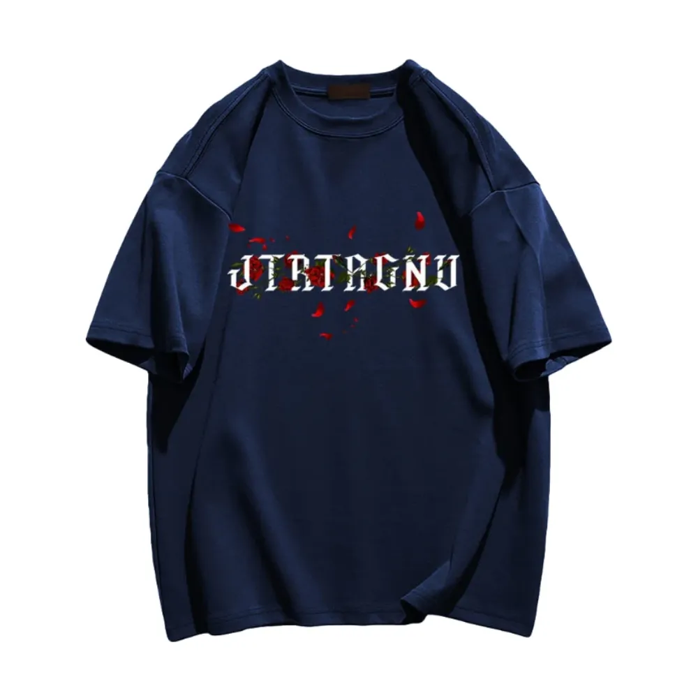 “Rose Cross Print” T-shirt