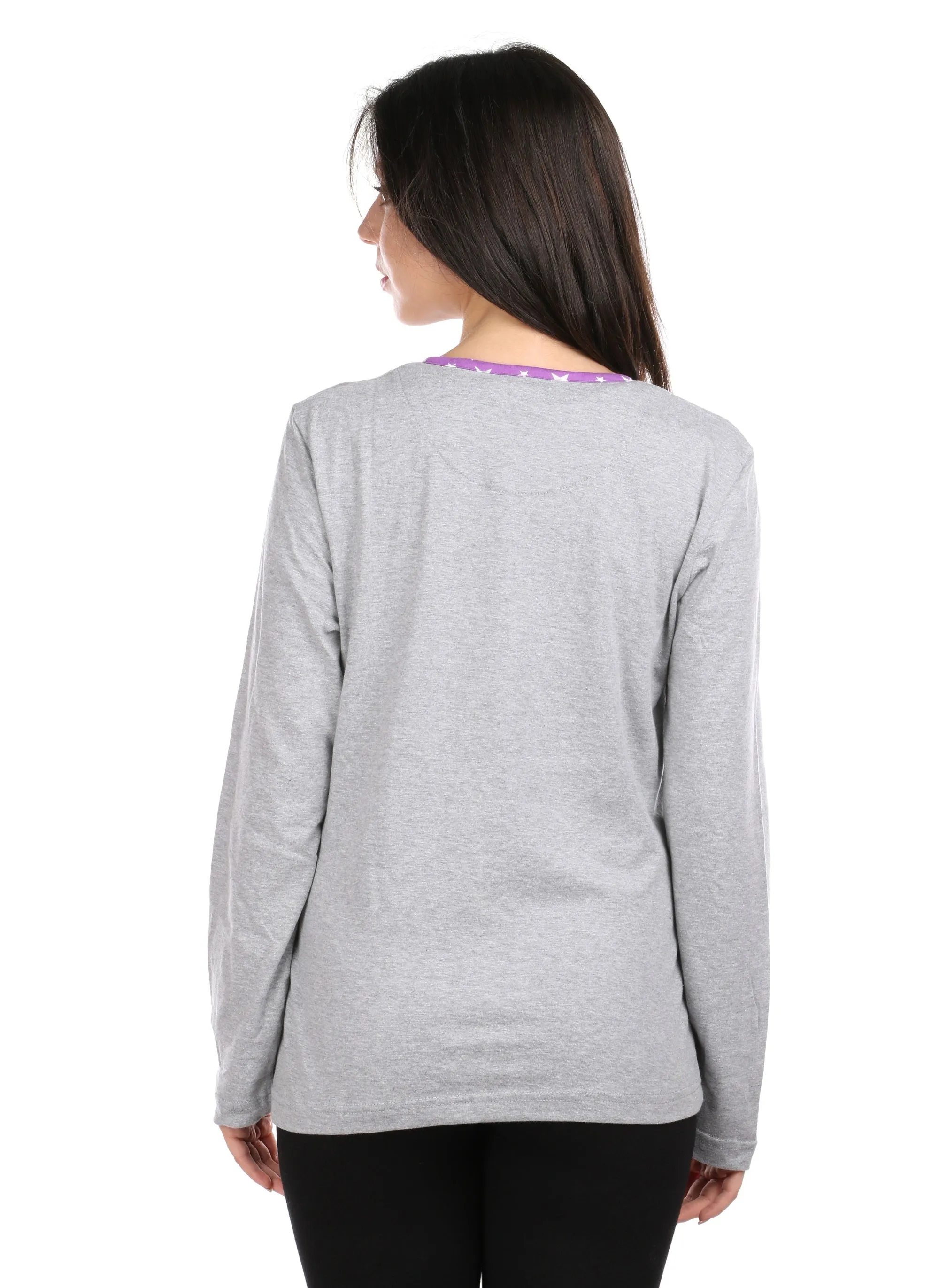 Semantic Women's Cotton T-Shirt - Happiness Printed (Loose Fit)