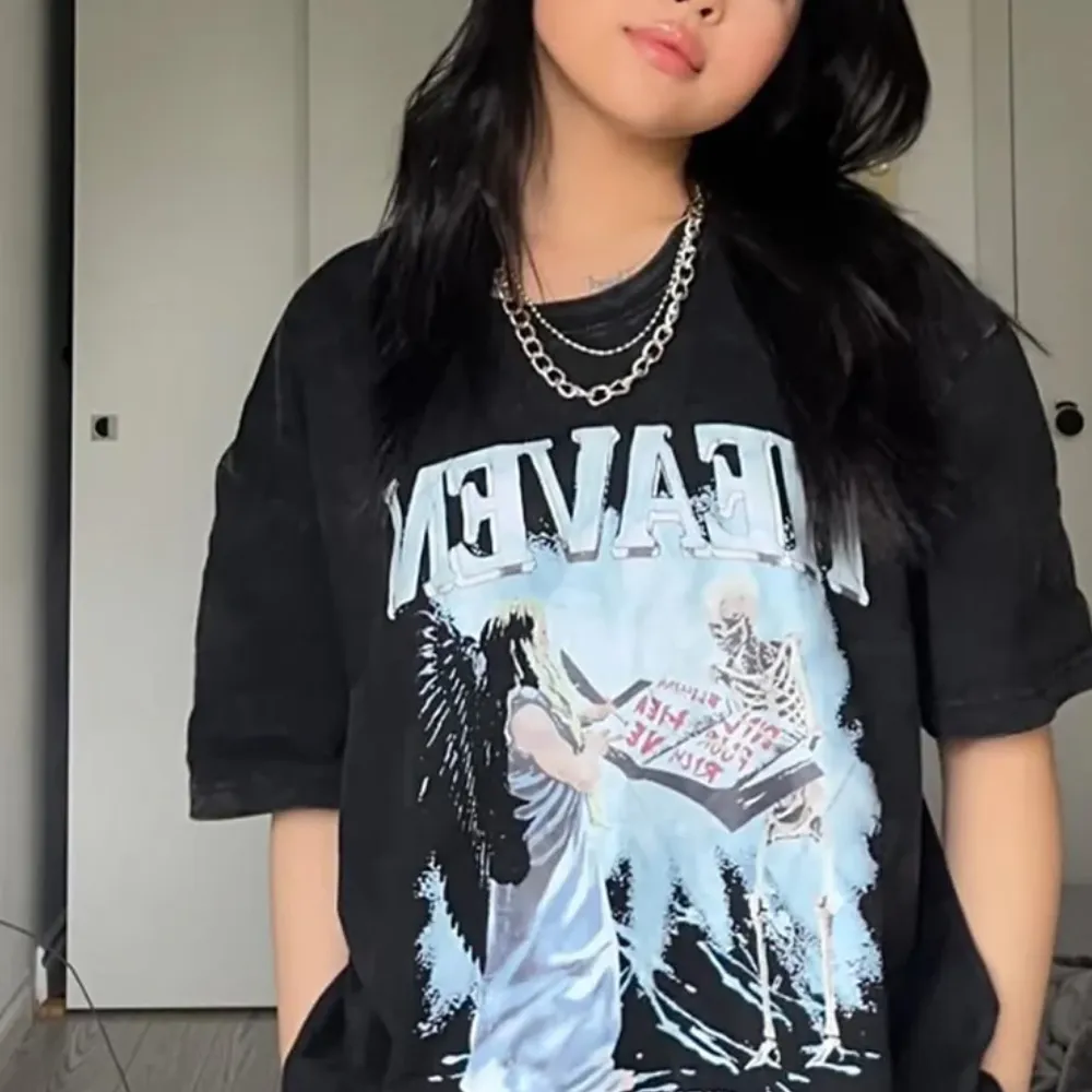 “Skull To Heaven Print” T-shirt