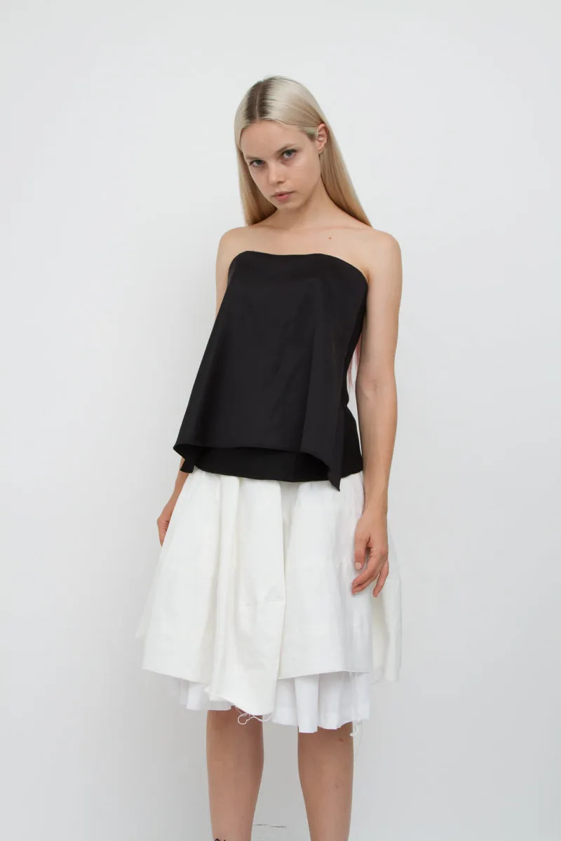 STRAPLESS BLOUSE