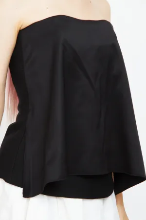 STRAPLESS BLOUSE