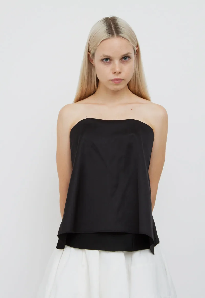 STRAPLESS BLOUSE