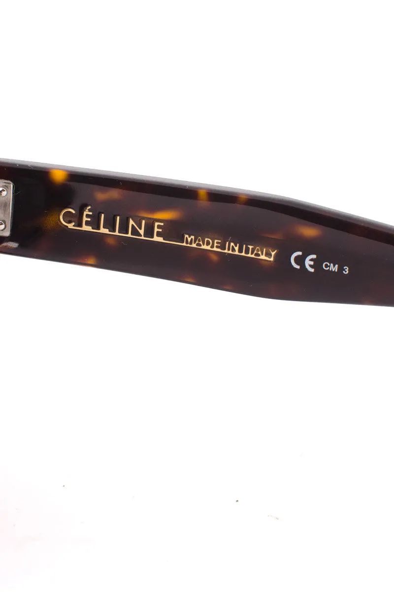 TORTOISESHELL SQUARE SUNGLASSES