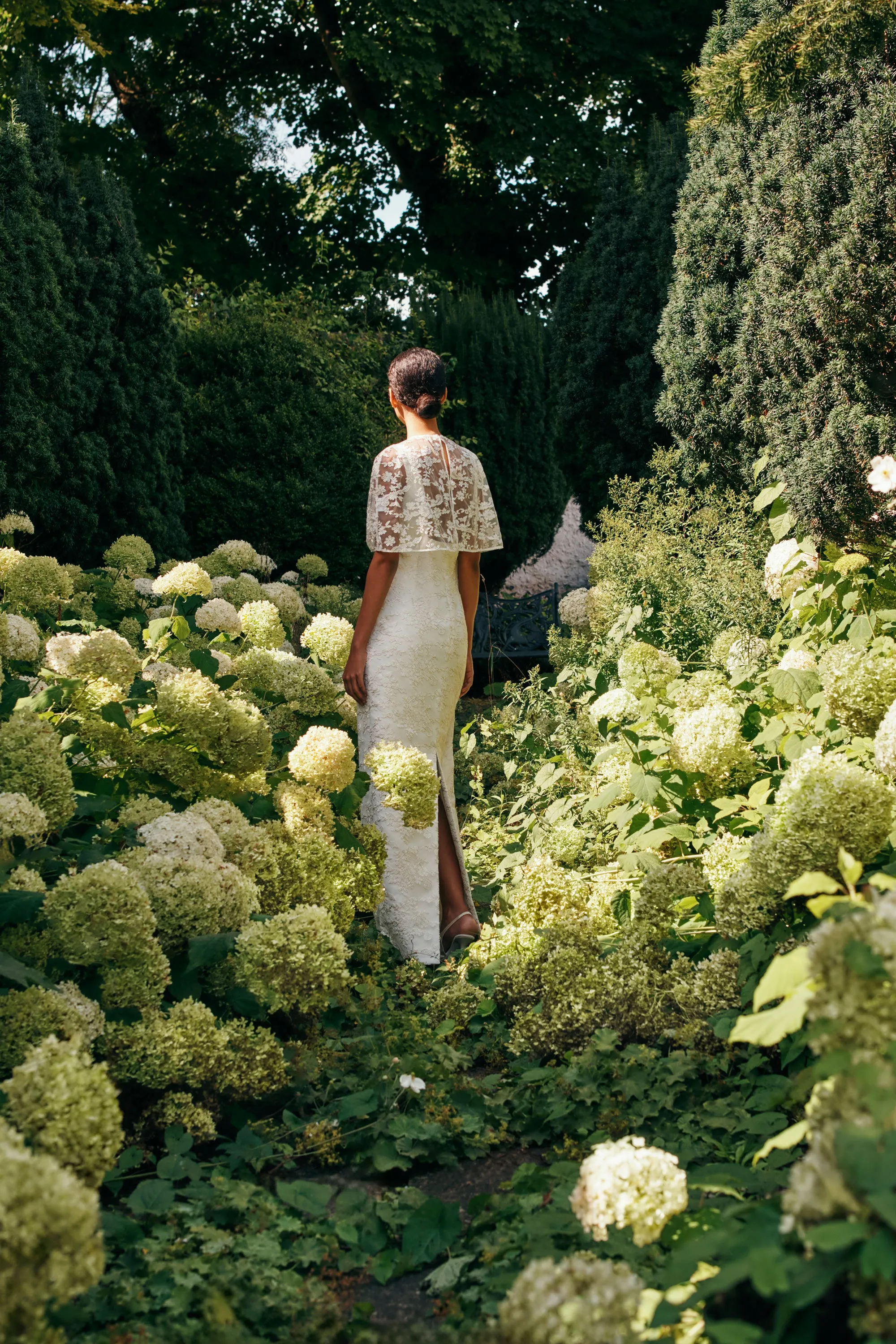 Viva Bridal Dress in Ivory Embroidered Lace
