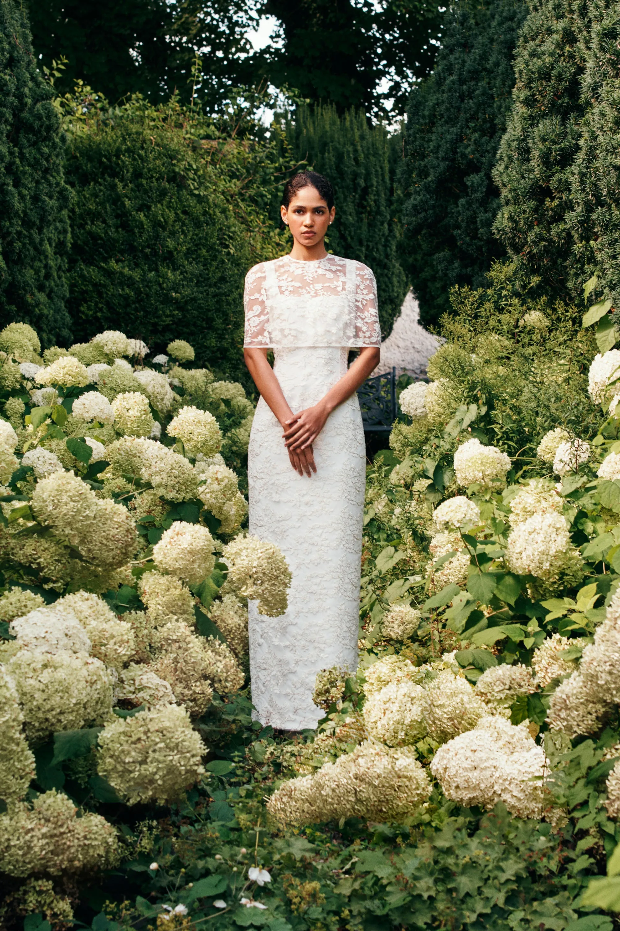 Viva Bridal Dress in Ivory Embroidered Lace