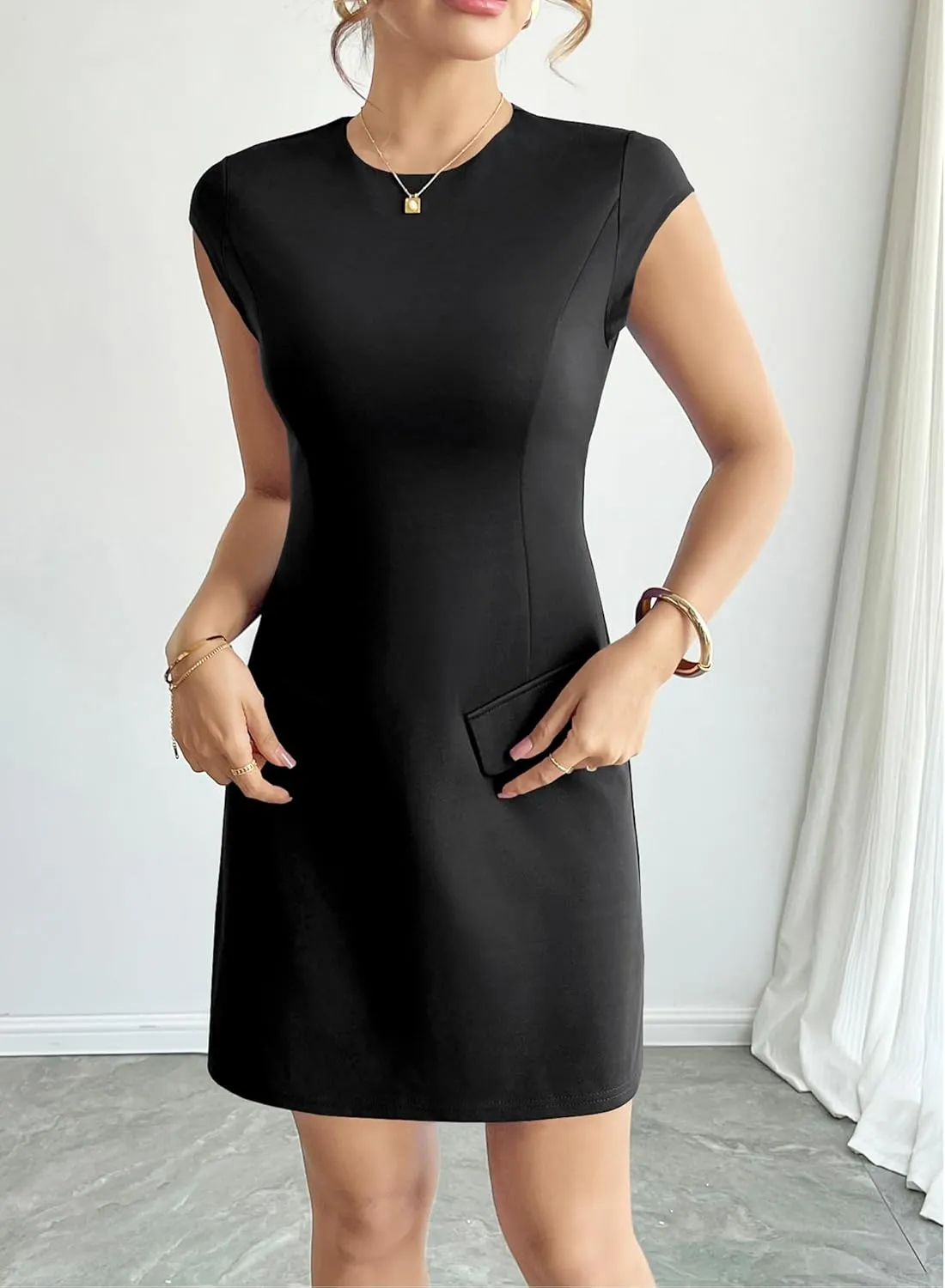 Womens Cap Sleeve Blazer Short Dresses Sexy Elegent Cocktail Wedding Guest Dress